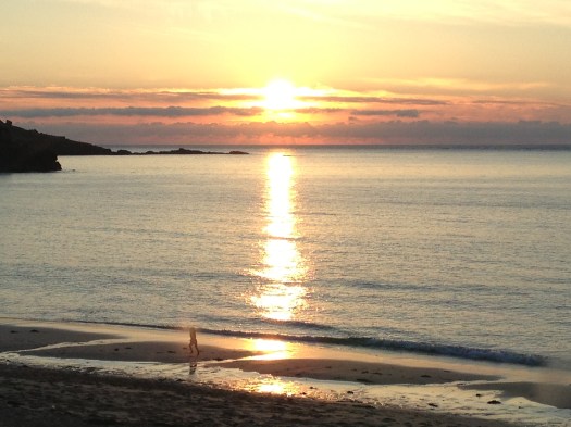 Sunset on Porthmeor Beach